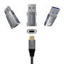 Aisens Mini Adaptador USB 3.2 Gen 2 10 Gbps USB-C Hembra a USB-A Macho Gris